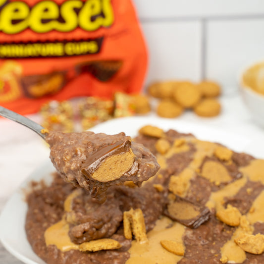 Reese's Peanut Butter Cup Protein Oatmeal