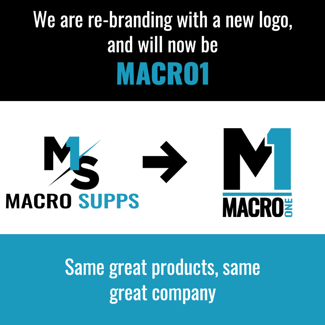 Macro Supps re-branding to MACRO1