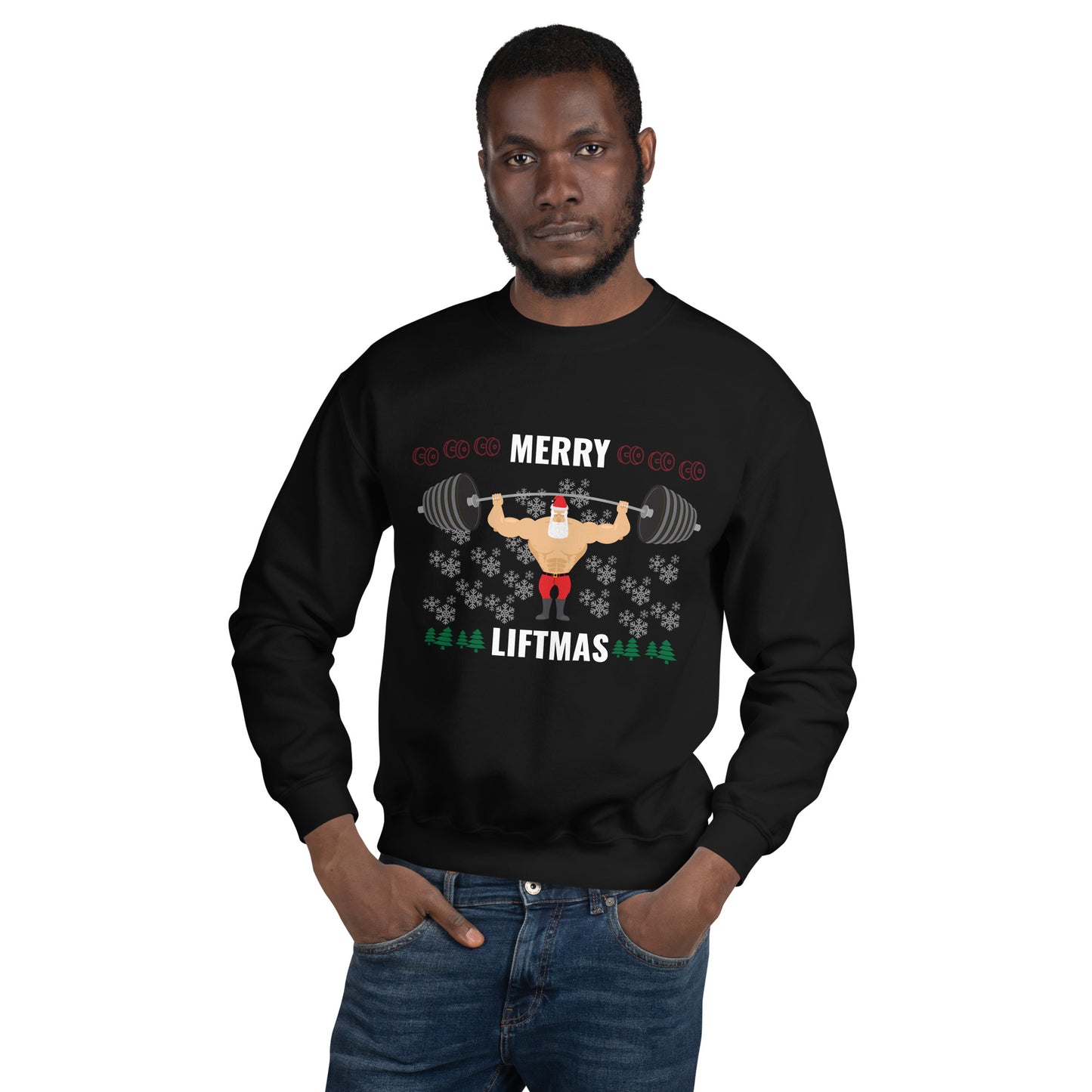 Merry Liftmas Sweatshirt - Unisex Fitness Christmas Sweater