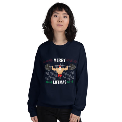 Merry Liftmas Sweatshirt - Unisex Fitness Christmas Sweater
